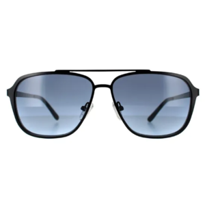 Guess Aviator Matte Black Blue Gradient