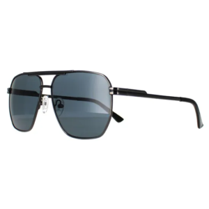 Guess Aviator Shiny Gunmetal Smoke