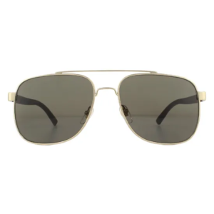 Gucci Aviator Gold Brown Sunglasses