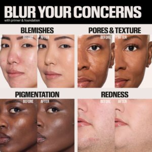 Huda beauty Easy Blur Natural Airbrush Foundation with Niacinamide