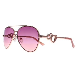 Guess Aviator Rose Gold Pink Sunglasses For Women