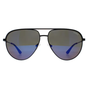 Guess Aviator Black Blue Mirrored