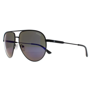 Guess Aviator Black Blue Mirrored