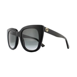 Gucci Cat Eye Black Grey Gradient Sunglasses For Women